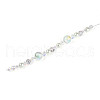 Glass and Acrylic and Imitation Pearl and Rhinestone Beads Strands MAK-T011-06F-1