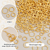   360Pcs 4 Styles Alloy Jump Rings KK-PH0010-13G-4