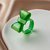 Bowknot Resin Cuff Rings for Women FS-WG62775-01-1