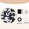 SOFPLATE 2000Pcs 2 Colors PE DIY Melty Beads Fuse Beads Refills DIY-SP0002-09-2