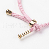 Cotton Twisted Cord Bracelet Making X-MAK-L012-05-2