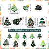 SUNNYCLUE 60Pcs 10 Styles Christmas Theme Oapque Resin Decoden Cabochons RESI-SC0005-65-2