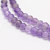 Natural Amethyst Beads Strands G-F460-50-A-3
