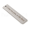 Non-Tarnish 201 Stainless Steel Big Pendants STAS-L079-027B-P-2