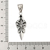 316 Surgical Stainless Steel Pendants STAS-E212-133AS-3