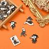 25Pcs 5 Styles Gothic Alloy Pendant ENAM-CJ0004-96-5