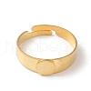 Adjustable 304 Stainless Steel Finger Rings Components STAS-F149-21G-C-2