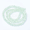 Electroplate Glass Beads Strands EGLA-A034-J1mm-B03-2