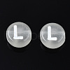 Luminous Transparent Clear Acrylic Beads LACR-N001-52-3