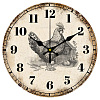 MDF Printed Wall Clock HJEW-WH0058-019-1