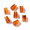 Opaque Two-tone Acrylic European Beads OACR-G015-05-2