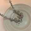 Brass Star Tassel Pendant Necklaces for Women FS-WG63EF5-01-4