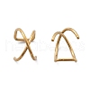 304 Stainless Steel Cross Clip on Nose Rings AJEW-A062-03G-2