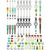 Cowboy Theme DIY Beadable Pen & Keychain Jewelry Making Kits DIY-YW0009-05-2