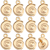 Beebeecraft 20Pcs Brass Charms KK-BBC0010-34-1