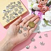 35Pcs 5 Styles Tibetan Style Alloy Pendants FIND-YW0005-32-5