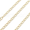 Brass Curb Chains KK-P304-02B-KCG-1