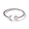 304 Stainless Steel Open Cuff Rings RJEW-Q808-01A-P-2