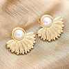 304 Stainless Steel Stud Earrings EJEW-B108-14G-1