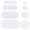 DICOSMETIC 40Pcs 4 Style Plastic Mesh Canvas Sheets DIY-DC0002-54-1