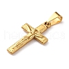 201 Stainless Steel Pendants STAS-U053-07B-G-2