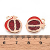 Fruit Alloy Enamel Pendants ENAM-T022-32G-3