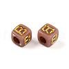 Plating Acrylic Beads OACR-N140-01B-B-2