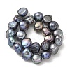 Dyed Natural Cultured Freshwater Pearl Beads Strands PEAR-A006-09E-3