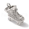 Rack Plating Brass & Cubic Zirconia Pendants KK-L216-064P-1