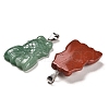 Natural & Synthetic Mixed Gemstone Pendants G-M424-09P-2
