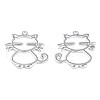 Rack Plating Alloy Pendants PALLOY-N175-01P-2