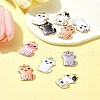 10Pcs Rack Plating Alloy Enamel Pendants FIND-FS0002-53C-10