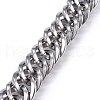 304 Stainless Steel Curb Chains Bracelets BJEW-E346-24P-2