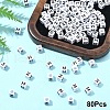 Acrylic Horizontal Hole Letter Beads OACR-YW0002-08M-1