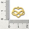304 Stainless Steel Pendants STAS-C097-21G-3