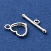 Sterling Silver Toggle Clasps X-STER-A008-46-2