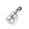 Non-Tarnish Openable 304 Stainless Steel Urn Ashes Pendants STAS-D097-15P-4