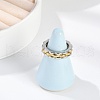 304 Stainless Steel Finger Ring for Women RJEW-A052-01A-GP-3