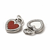 304 Stainless Steel Acrylic Pendants STAS-A076-18P-3