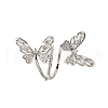 Brass Micro Pave Cubic Zirconia Pendants KK-V008-29P-1