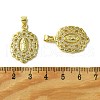 Brass Micro Pave Cubic Zirconia Pendants KK-H472-53C-G-3