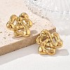 304 Stainless Steel Stud Earrings EJEW-V016-02G-02-2