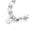 Brass Chain Bracelets BJEW-N032-03P-3
