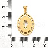 Golden 304 Stainless Steel Pendants STAS-K300-02G-J-3