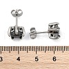 316 Surgical Stainless Steel Stud Earrings EJEW-R022-03P-02-5