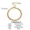 Stainless Steel Chain Bracelets for Unisex BL6999-3-1