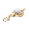 Natural Howlite Pendants G-E088-05G-03-2