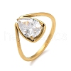 Mother's Day Rings 304 Stainless Steel Cubic Zirconia Rings for Women RJEW-M048-01G-4