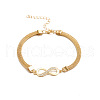 Infinity Alloy Crystal Rhinestone Anklets WG7E5F4-02-3