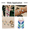  260Pcs 13 Colors 2-Hole Baking Paint Glass Seed Beads SEED-TA0001-09-7